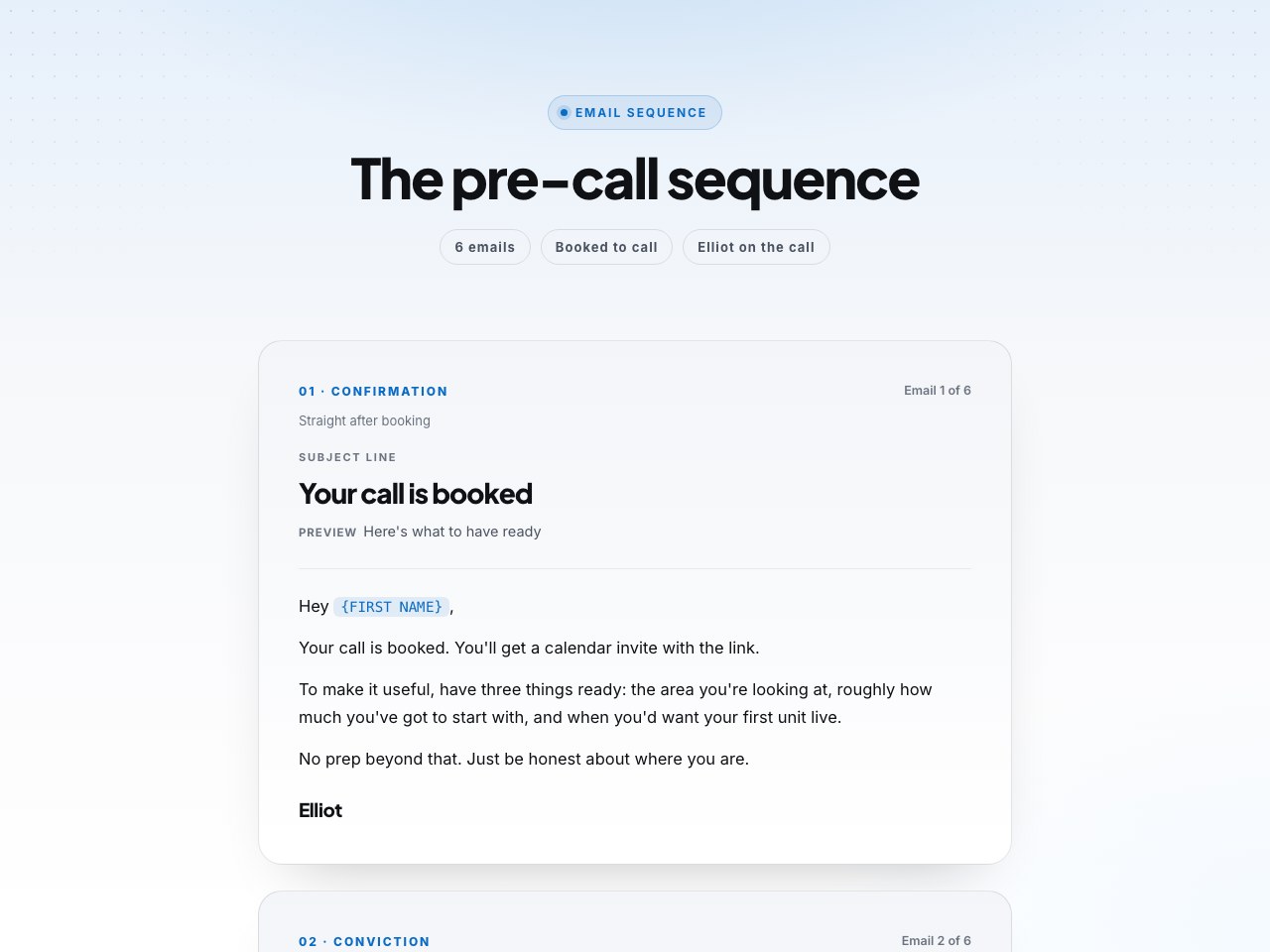Pre-call preview