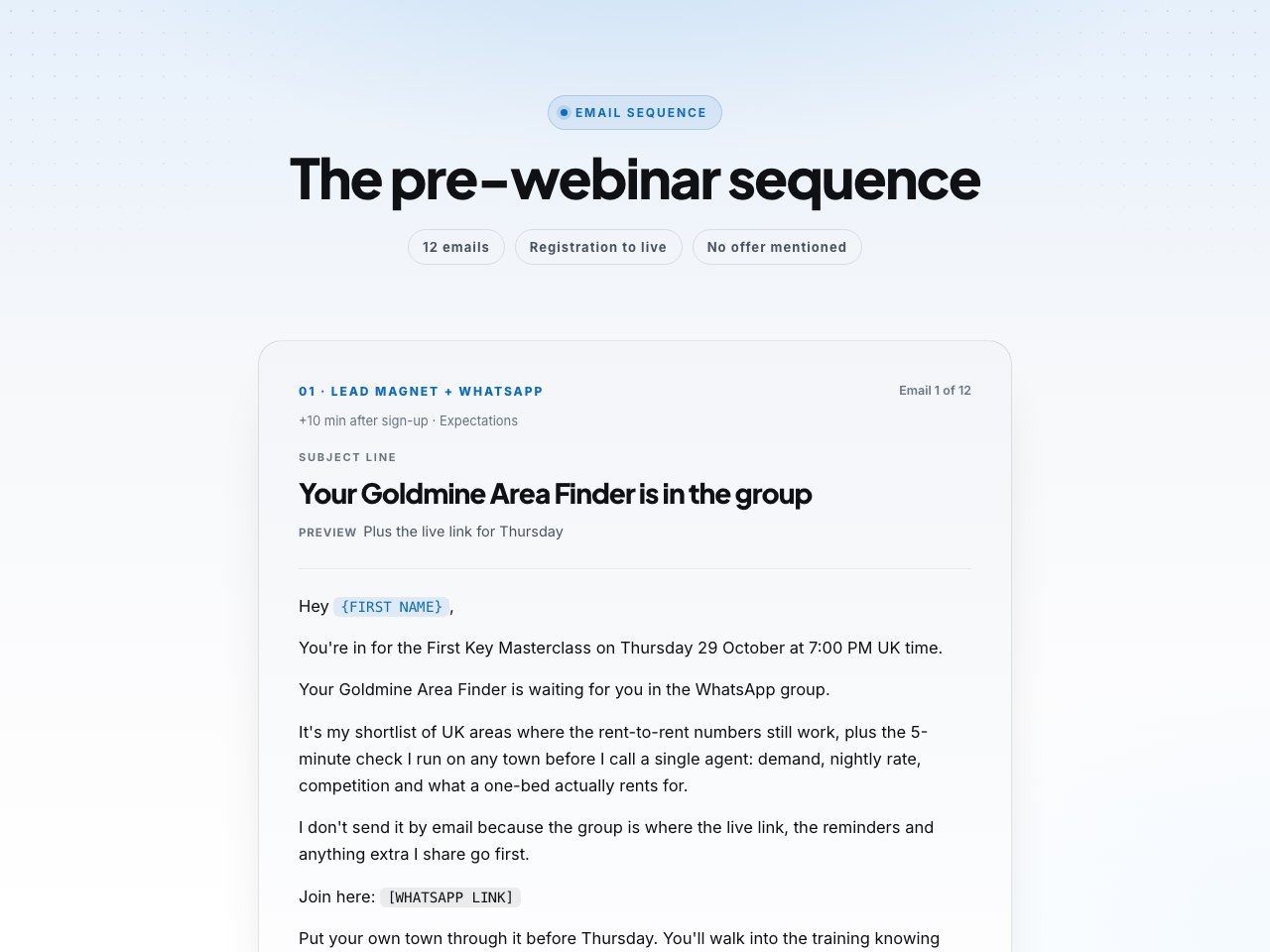 Pre-webinar preview