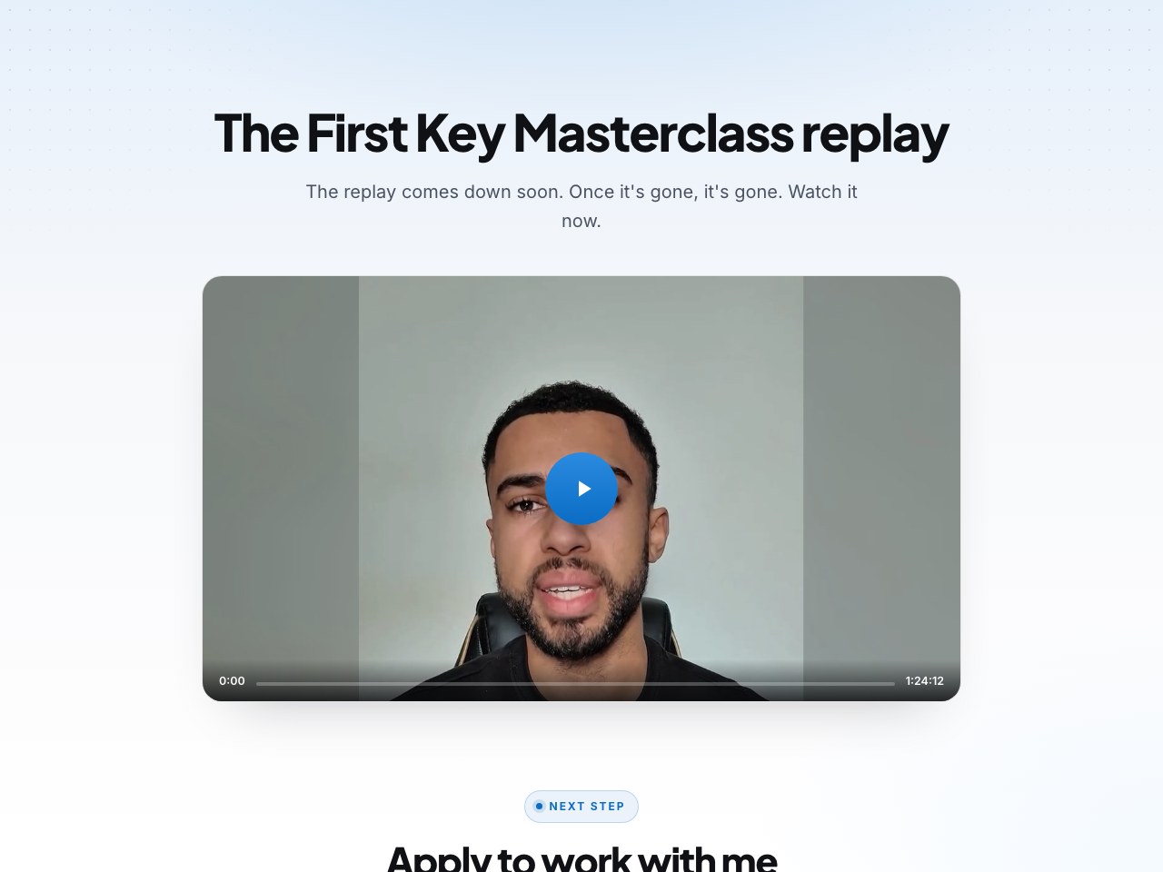 Replay + application preview