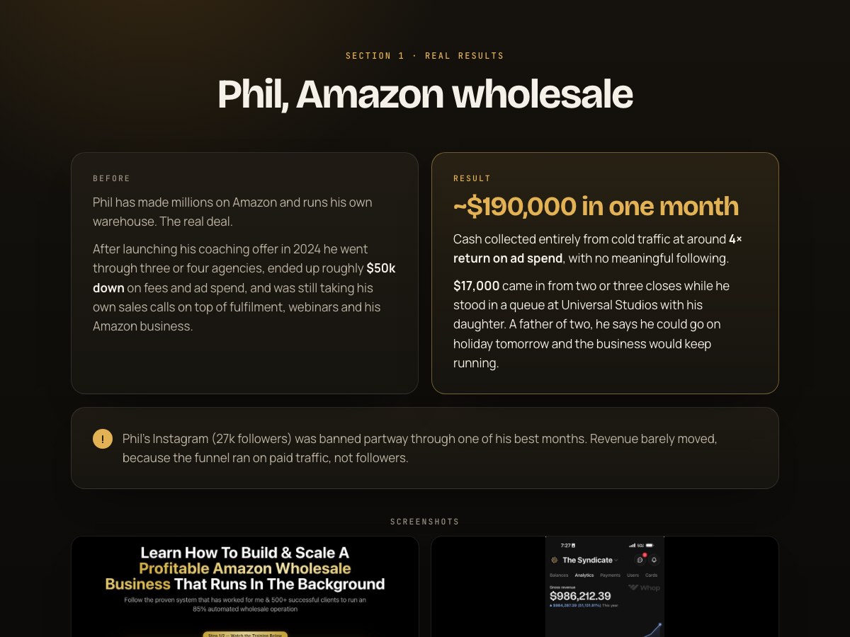 ~$190,000 in one month preview