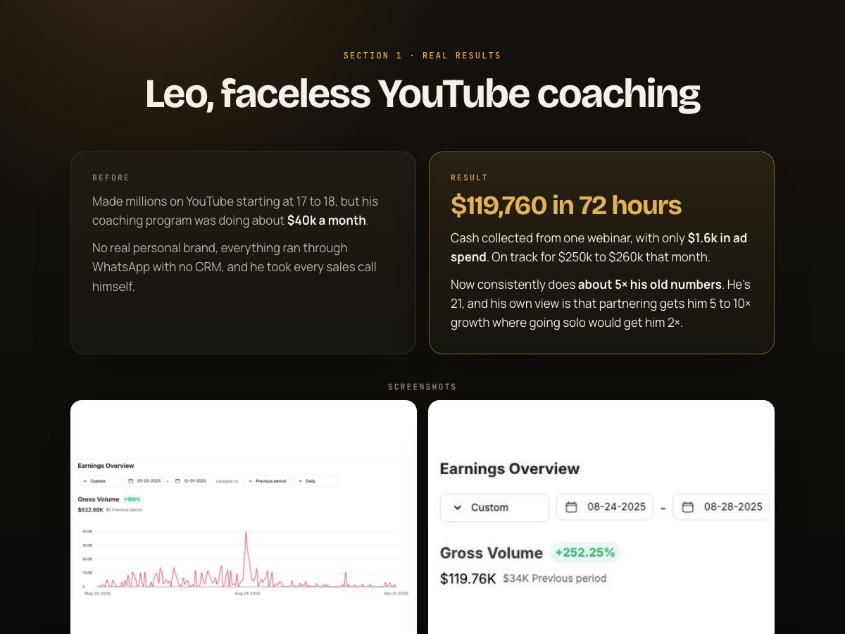 $119,760 in 72 hours preview